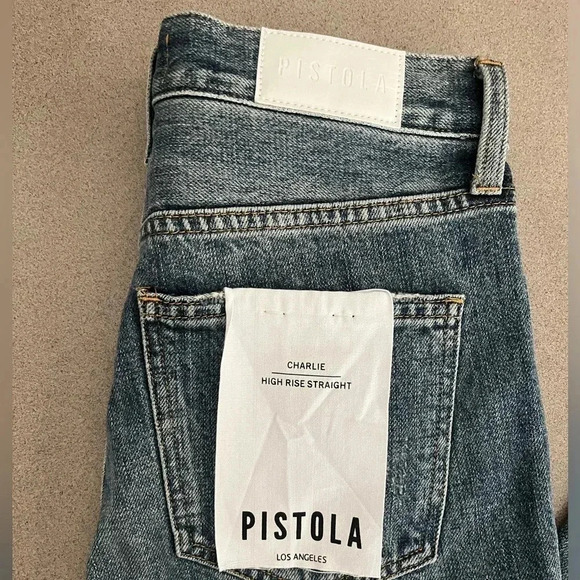Pistola Charlie High Rise Straight Leg Jean - Picture 2 of 7